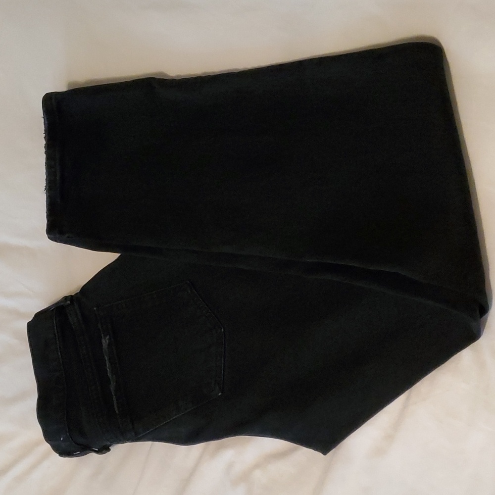 Abercrombie mid-rise straight jeans, size 26